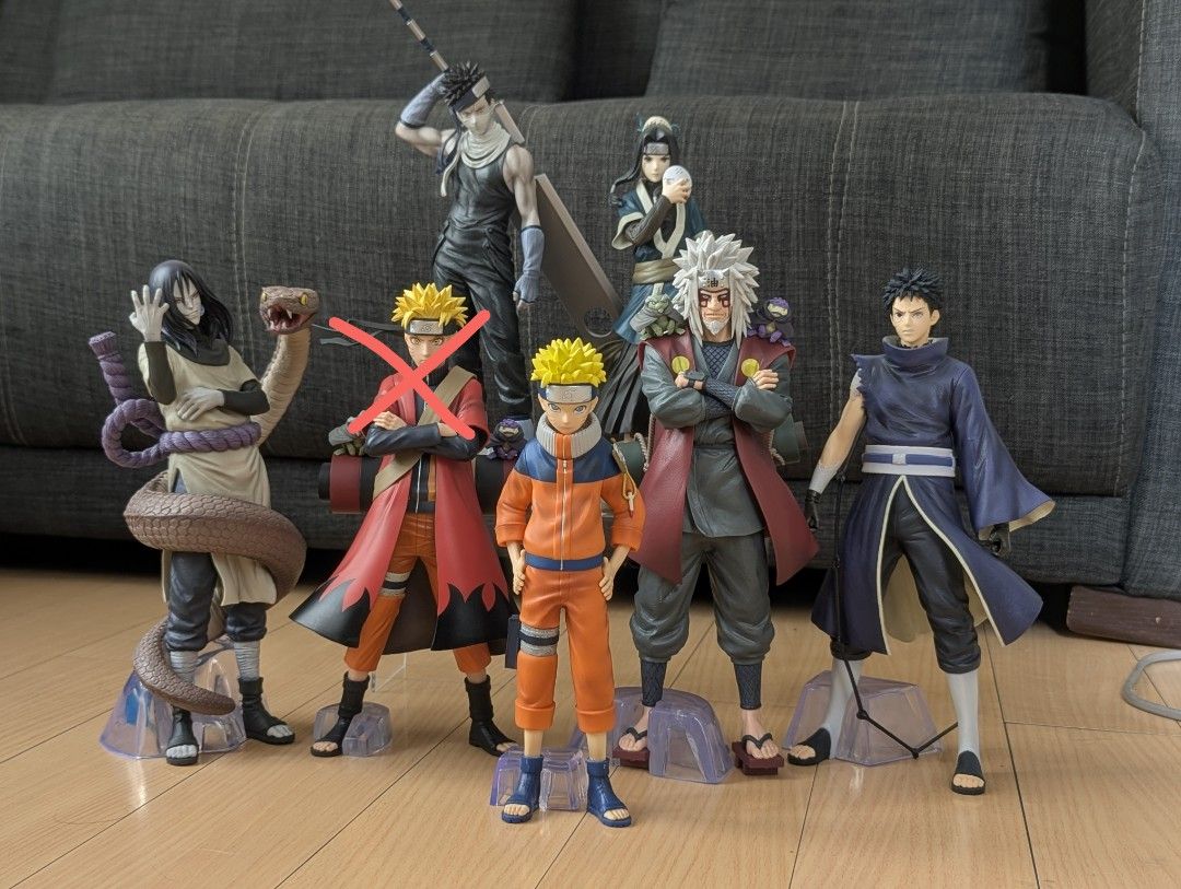 Naruto Masterlise Take All (Category: Figurines & Statues) located in Quezon City. Submitted by pervysage (Listing ID 1467122492, Image 1). Description: BIB no clam no issues. Take all for 29k. Naruto Sage Mode not included. No to trade..
