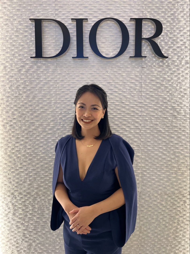 Navy Blue Cape Party Jumpsuit (Category: Jumpsuits) located in Pasay City. Submitted by mommapauie (Listing ID 1467080849, Image 2). Description: - Color: Navy Blue - Style: Deep V-neck with chic attached cape sleeves and wide-leg trousers - Condition: Worn once, freshly cleaned, and ready to wear - Perfect for: Dinners, parties, and special events Message me for the flaw 😉.