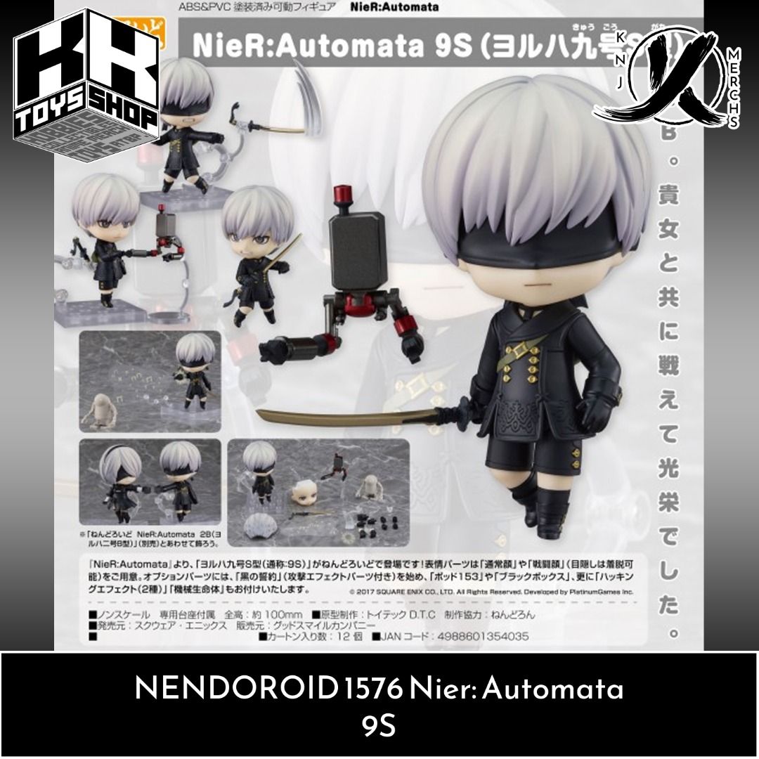 NENDOROID 1576 Nier Automata: 9S (Category: Figurines & Statues) located in Rizal. Submitted by knjmerchs08 (Listing ID 1467080888, Image 1). Description: NENDOROID 1576 Nier: Automata: 9S CONDITION: Brand New - MISB (Actual photos can be sent upon request) NO RESERVATION NO TRADE PRICES ARE FIRM PAYMENT FIRST MODE OF PAYMENT: - GCash - Maya - BDO CLAIMING / SHIPPING METHODS: - Meetup - Lalamove / Grab (Buyer's booking. Shipping fee is shouldered