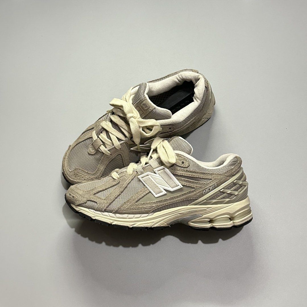 NEW BALANCE 1906r “Beige cream” (Category: Sneakers) located in Baguio. Submitted by macshop_items (Listing ID 1467129317, Image 1). Description: NEW BALANCE 1906r “Beige cream” - Size 4.5us mens/5.5-6us wmns(22.5cm) - Excellent condition - Signs of usage ₱ 1,880 + sf .