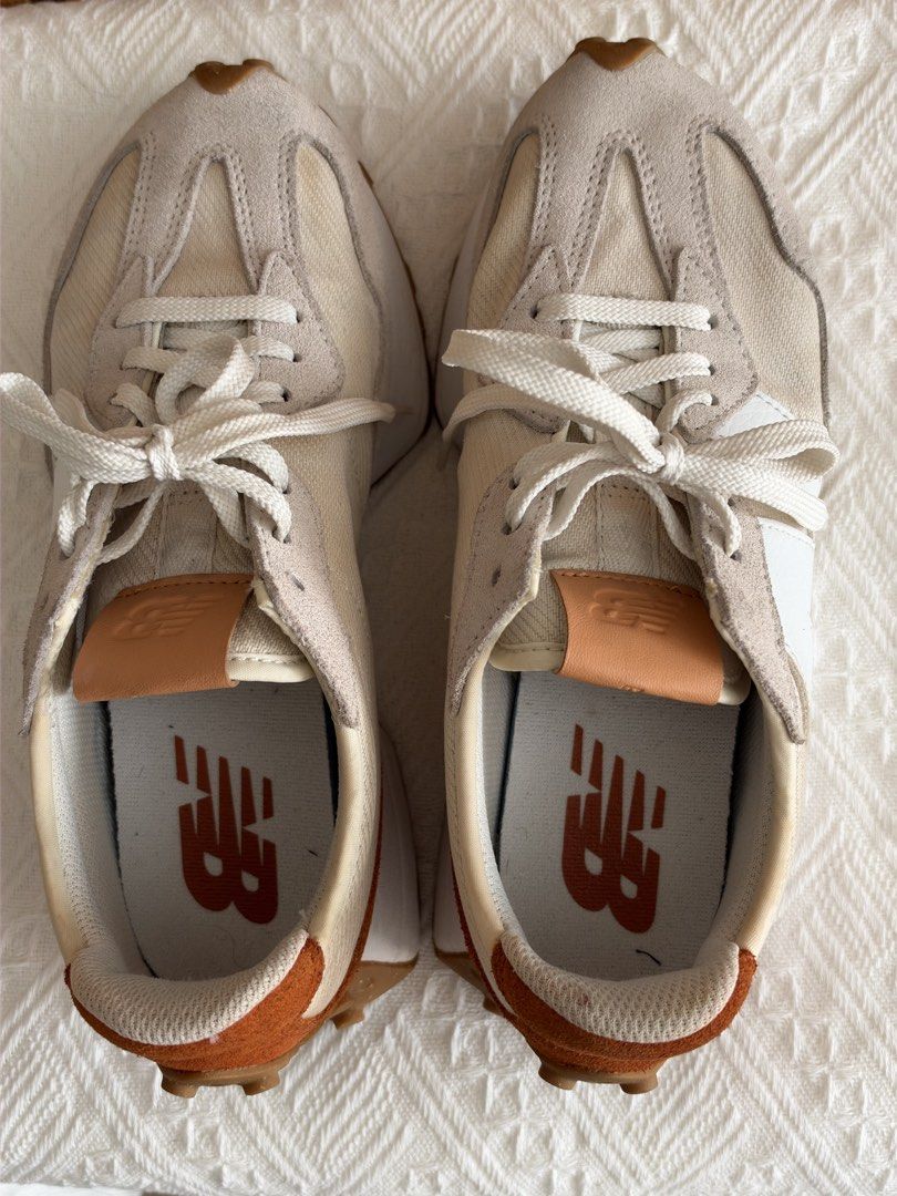 New Balance 327 Sea Salt Rust Oxide (Category: Sneakers) located in Binan City. Submitted by trishysabie (Listing ID 1466974731, Image 2). Description: Selling my New Balance 327 Sea Salt Rust Oxide Legit and Orig Bought from USA website for 6,500 pesos, no box anymore Used but not abused Size 8 Womens RFS: Decluttering Location: Laguna Bel-air 3 Biñan Laguna .
