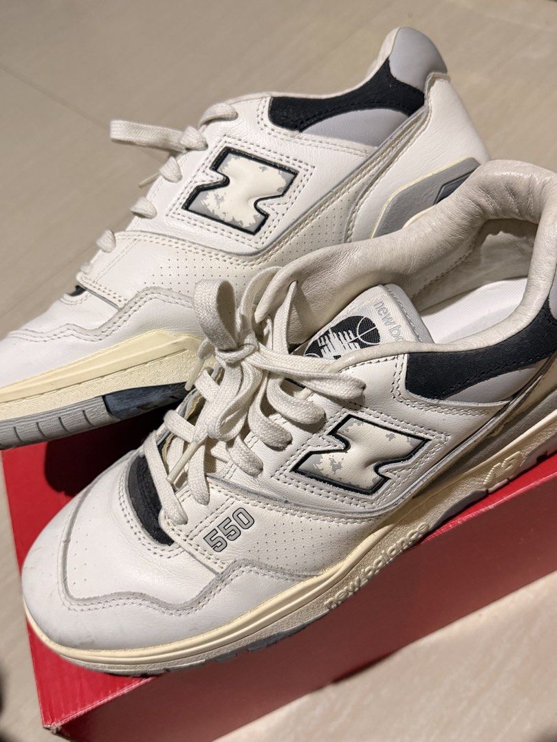 New Balance 550 (Category: Sneakers) located in Calamba. Submitted by plwsn (Listing ID 1466985247, Image 1). Description: FOR SALE: New Balance 550 BB550VGB 👟 Mens: 11 (US) 💰 Price: ₱3,000 (Negotiable) 📦 With original box 📍 Location: Calamba, Laguna Authentic NB 550 in good condition. Used but still presentable. Price is negotiable for sure buyers only! PM for more details and actual photos. 😊.
