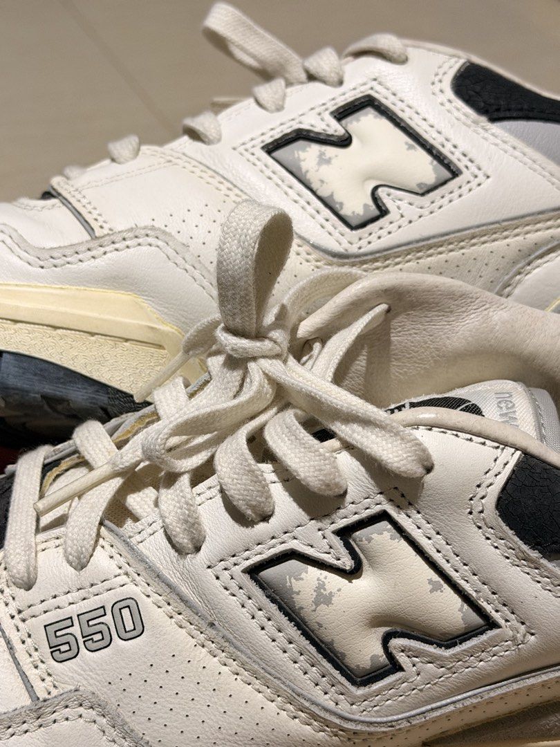 New Balance 550 (Category: Sneakers) located in Calamba. Submitted by plwsn (Listing ID 1466985247, Image 2). Description: FOR SALE: New Balance 550 BB550VGB 👟 Mens: 11 (US) 💰 Price: ₱3,000 (Negotiable) 📦 With original box 📍 Location: Calamba, Laguna Authentic NB 550 in good condition. Used but still presentable. Price is negotiable for sure buyers only! PM for more details and actual photos. 😊.