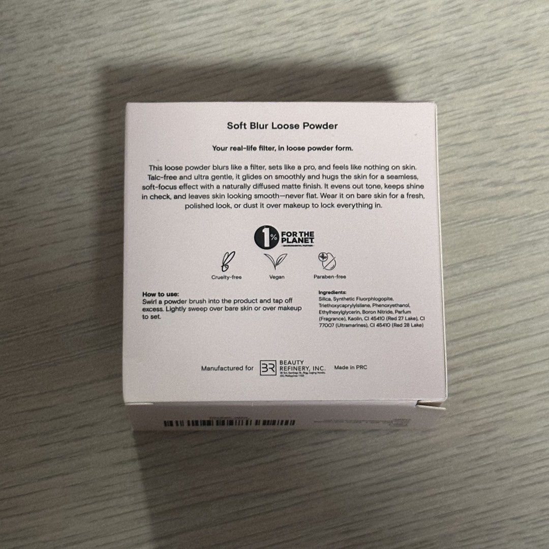 NEW BLK Cosmetics Soft Blur Loose Powder (Category: Makeup) located in Quezon City. Submitted by gg.finds (Listing ID 1467130848, Image 2). Description: - brand new, with box, never opened. orig price is 499, selling for 300 each - matte finish, long lasting, controls oil, blurs skin - with puff and mirror inside - shades: ❌ SHEER - translucent ❌ ROSY - light pink ✅ LILAC - light purple ✅ OAT ✅ VANILLA ✅ BUTTERSCOTCH ✅ CHESTNUT - rfs: finishing o