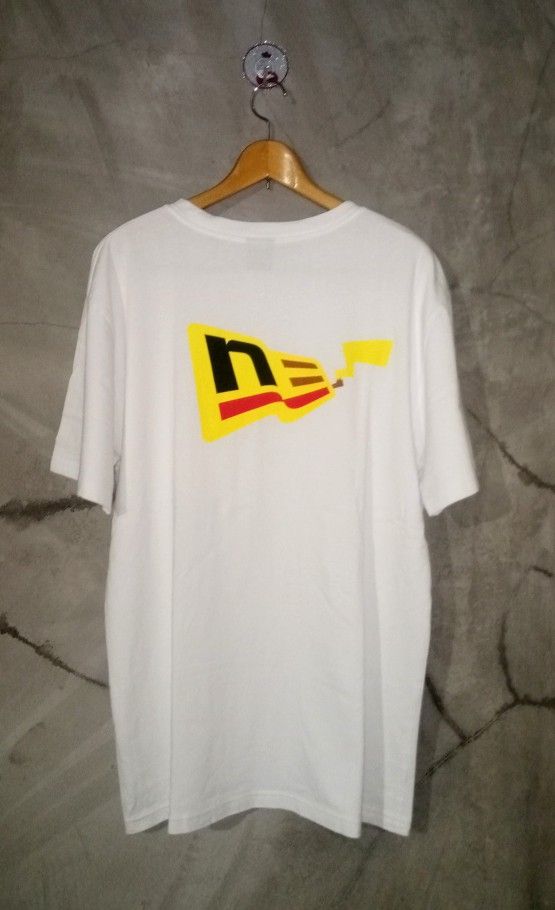 New Era Pokemon Men's Tshirt (Category: Tshirts & Polo Shirts ) located in Manila. Submitted by boldfalcon.38de78 (Listing ID 1466979757, Image 2). Description: New Era Pokemon Excellent Condition Size XL W -22 ' L -30 9.9/10 color rate no Cracks print Non-issue Davao city Gcash payment J&T Courier php 750 + sf Dm 💌.