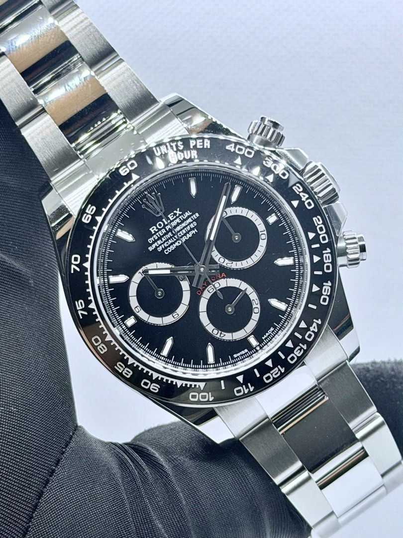 NEW OCT 2026 ROLEX COSMOGRAPH DAYTONA 126500 126500LN BLACK DIAL “GODZILLA” – WOODEN NFC CARD (Category: Watches) located in Singapore. Submitted by rollieinthedeep (Listing ID 1467052836, Image 1). Description: Great news, our shop is now open! 📍 Visit us at: HEXACUBE 160 Changi Road #02-02 Singapore 419728 🕒 Opening Hours: Monday – Saturday | 12:00 PM – 6:00 PM Appointments preferred. Please text us before dropping by. 🌐 www.rollieinthedeep.
