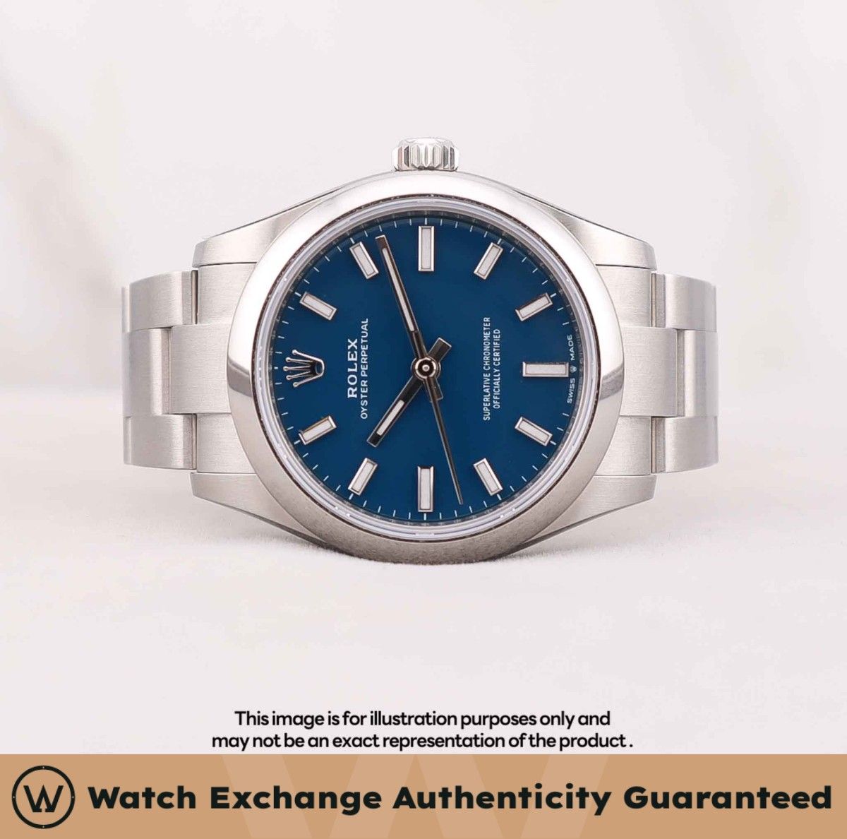 [New] Rolex Oyster Perpetual Oyster 277200 Med Blue Dial Z26935 Jul 2026 (Category: Watches) located in Singapore. Submitted by watchexchange.sg (Listing ID 1467077387, Image 1). Description: [New] Rolex Oyster Perpetual Oyster 277200 Med Blue Dial Z26935 Jul 2026 Price: $9,850 Brand: Rolex Model: 277200 Condition: New Dial: Med Blue Case Diameter: 31mm Material: Stainless Steel Original Box: Yes Original Cert/Papers: Yes Dated: Jul 2026 Warranty