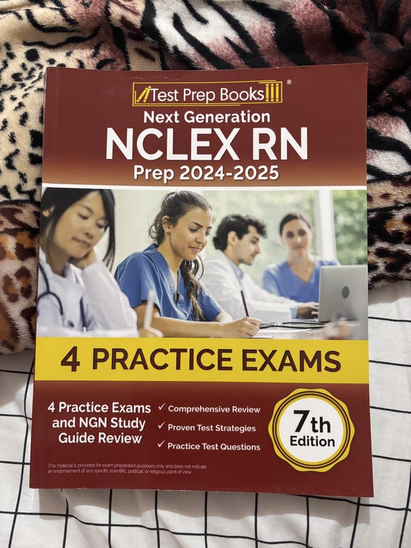 Next Generation NCLEX RN Prep 2024-2025 7th Edition (Category: Textbooks) located in Tuguegarao City. Submitted by nyrn.in.her.prime (Listing ID 1467134311, Image 1). Description: - Brand new, bought in the US - With online reviewer and practice tests.