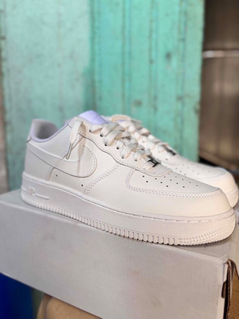 Nike Air Force 1 '07 Pure White Size 10.5 (Category: Casual Shoes) located in Bulacan. Submitted by raaddddd (Listing ID 1467020195, Image 1). Description: - Model: Nike Air Force 1 '07 (Pure White) - Style Code: CW2288 111 - Size: Men's US 10.5 / Women's US 12 / EU 44.5 - Condition: Brand new, deadstock, never worn - Inclusions: Original box included - Features: Clean leather upper, crisp rubber sole, classic low-top design - Meet-ups and shippi