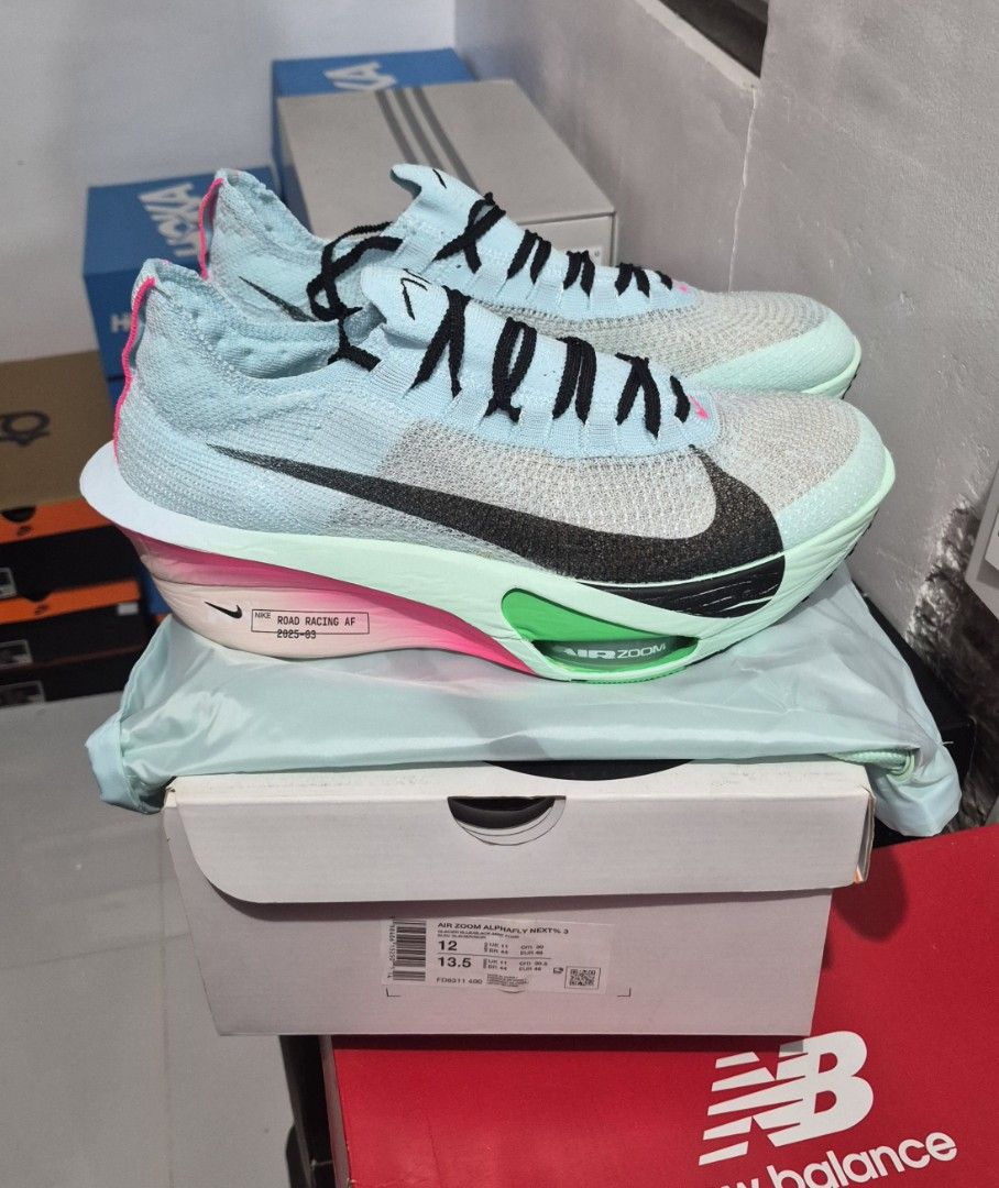 Nike Alphafly Next% 3 (Category: Sneakers) located in Calauan. Submitted by dark_mocha (Listing ID 1467133726, Image 1). Description: WTS Brand New / Legit / with OG box ✅ Nike Air Zoom Alphafly Next% 3 Size: 12 US mens Price: 7,000❗ (SRP 14,495) PM me for more details. Meetup: Calauan - Los Banos Laguna Area Shipping (Buyer's expense).
