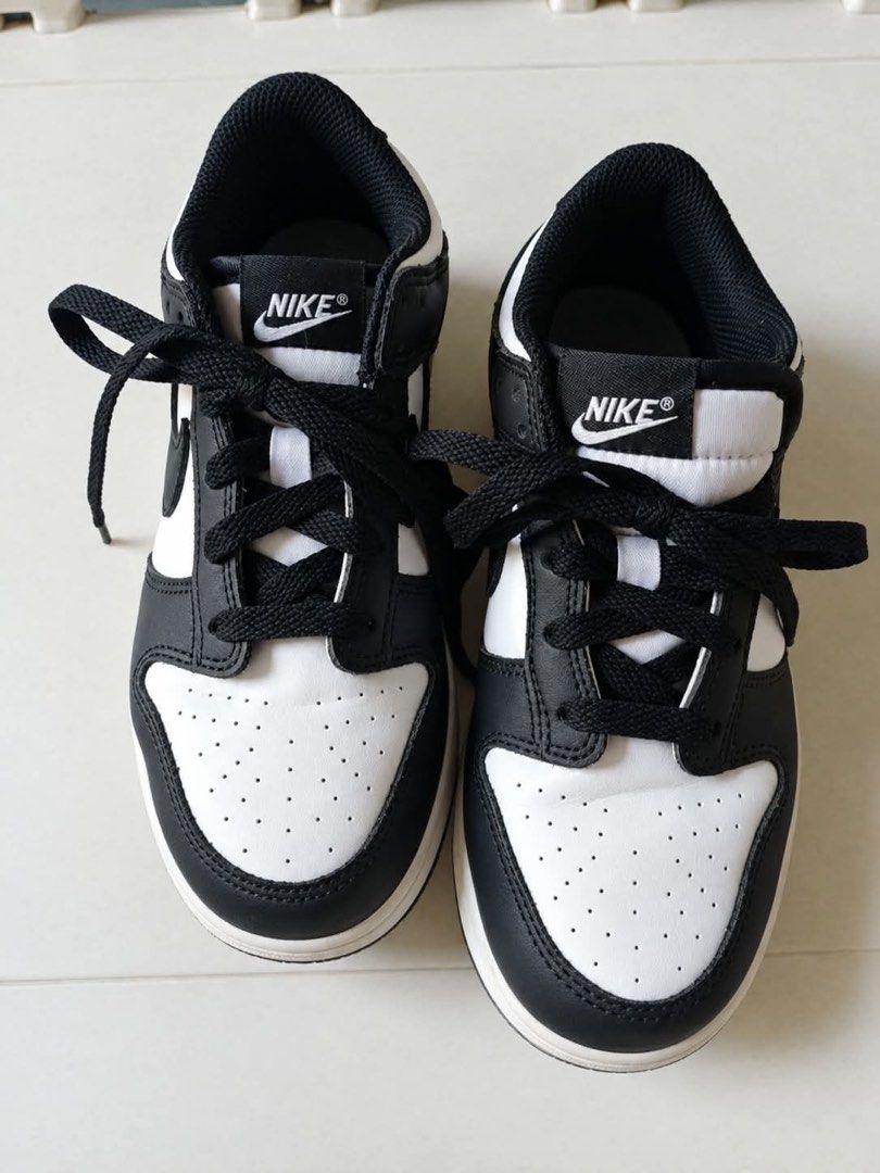 Nike Dunk Low (PS) Panda White Black CW1588 100 size 3Y (Category: Babies & Kids Fashion) located in Cabanatuan. Submitted by imported2023 (Listing ID 1467030283, Image 1). Description: - Model: Nike Dunk Low (Classic Panda Colorway) - Size: US 3Y / UK 2.5 / EUR 35 / CM 22 (Preschool) - Condition: with original box and authentic tag label - Design: Timeless black and white leather overlays for durable, everyday style - 100% authentic and ready to