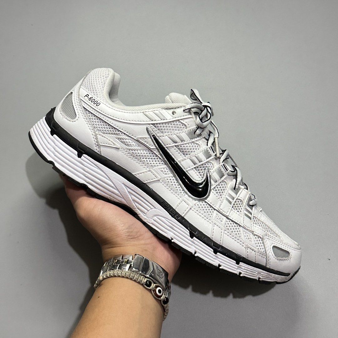 NIKE P6000 “White metallic silver black” (Category: Sneakers) located in Baguio. Submitted by macshop_items (Listing ID 1467096504, Image 2). Description: NIKE P6000 “White metallic silver black” - Size 8us(26cm) - Excellent condition ₱ 2,880 + sf .