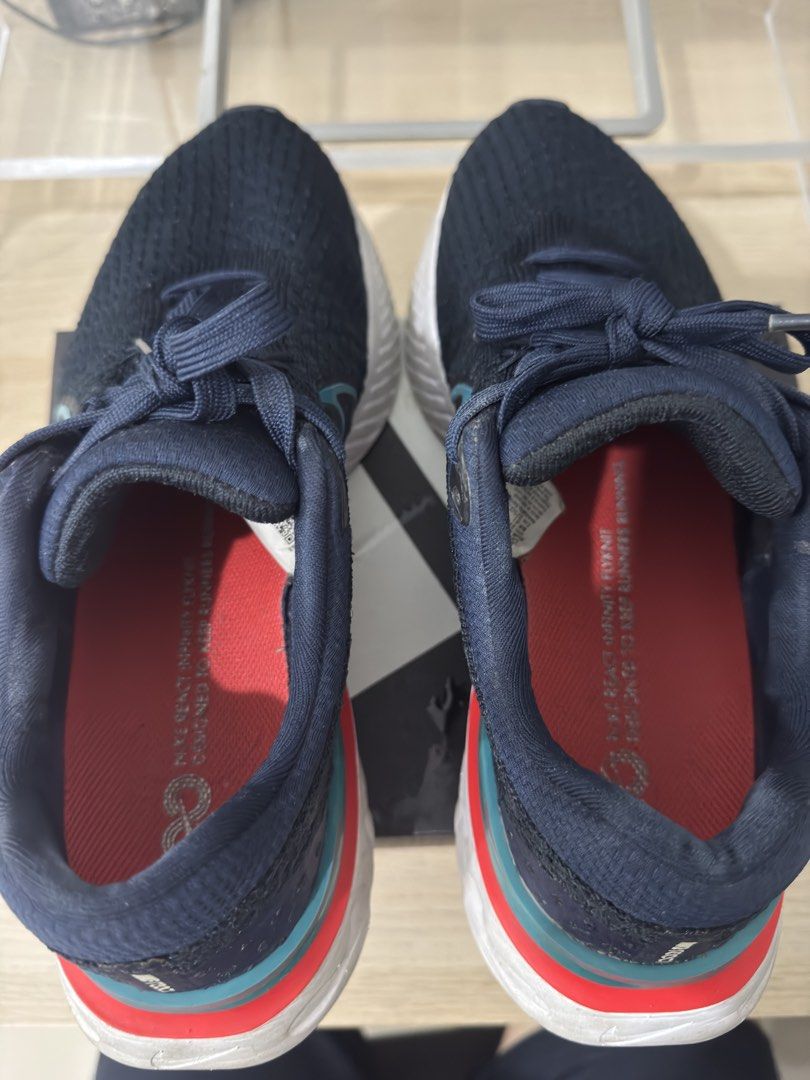 Nike React Flyknit Infinity 3 (Category: Sneakers) located in Caloocan City. Submitted by leandroroman (Listing ID 1467131921, Image 3). Description: - Used only for a total of 50km - Mostly used for gym purposes - Size US 9.5 Men.