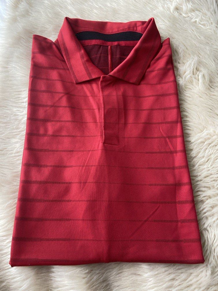 Nike red SS golf shirt (Category: Activewear) located in Pasig City. Submitted by sandace (Listing ID 1466983422, Image 1). Description: Authentic .