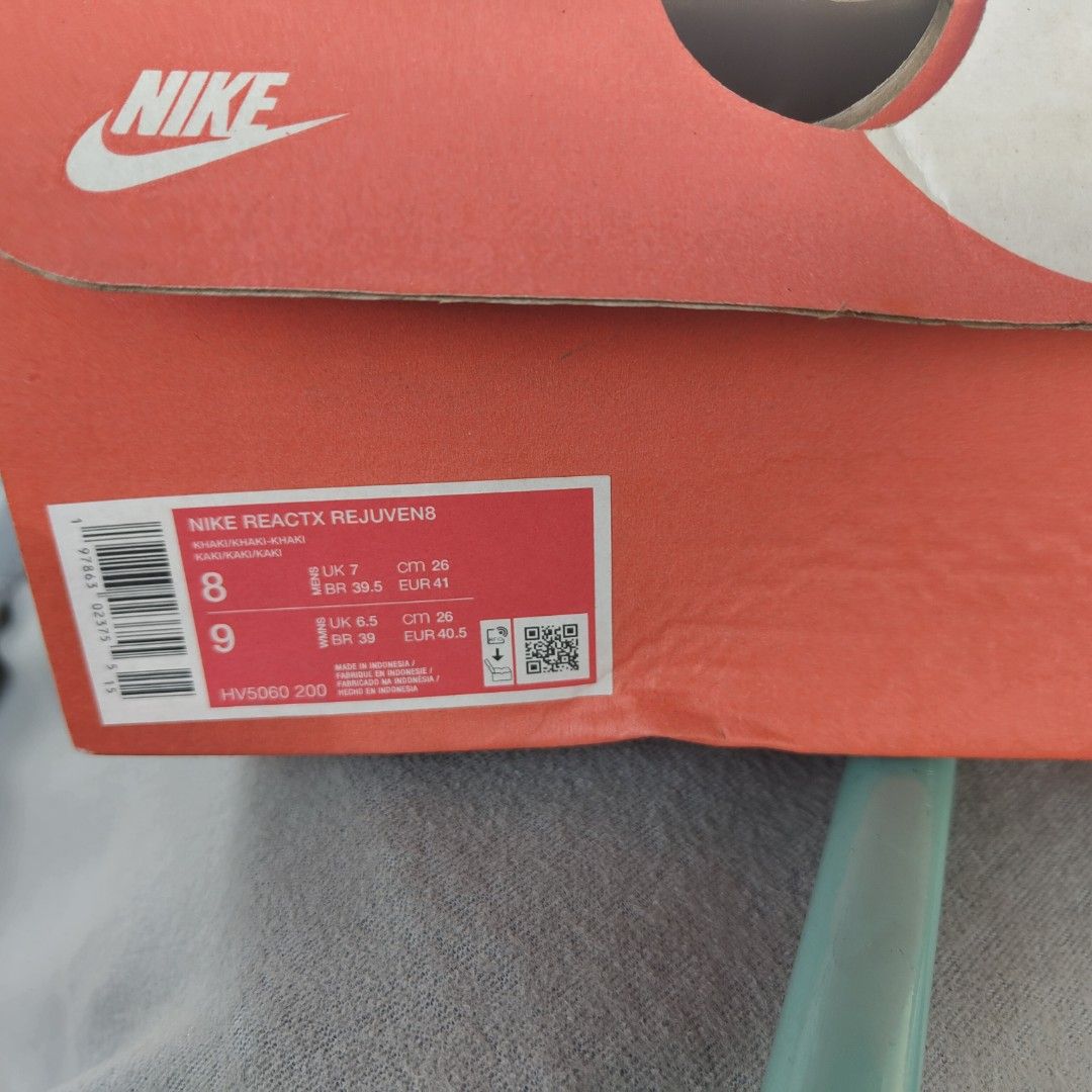 nike rejuven8 slides 8US (Category: Sneakers) located in Pasay City. Submitted by zidler0739147 (Listing ID 1467036070, Image 1). Description: brandnew with damaged box 8US mens/ 9US womens price is fix/firm.