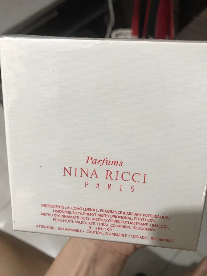 Nina Ricci - Premium Tester Quality (Category: Fragrance & Deodorants) located in General Trias. Submitted by otteritthaa (Listing ID 1467019823, Image 2). Description: sealed brand new.