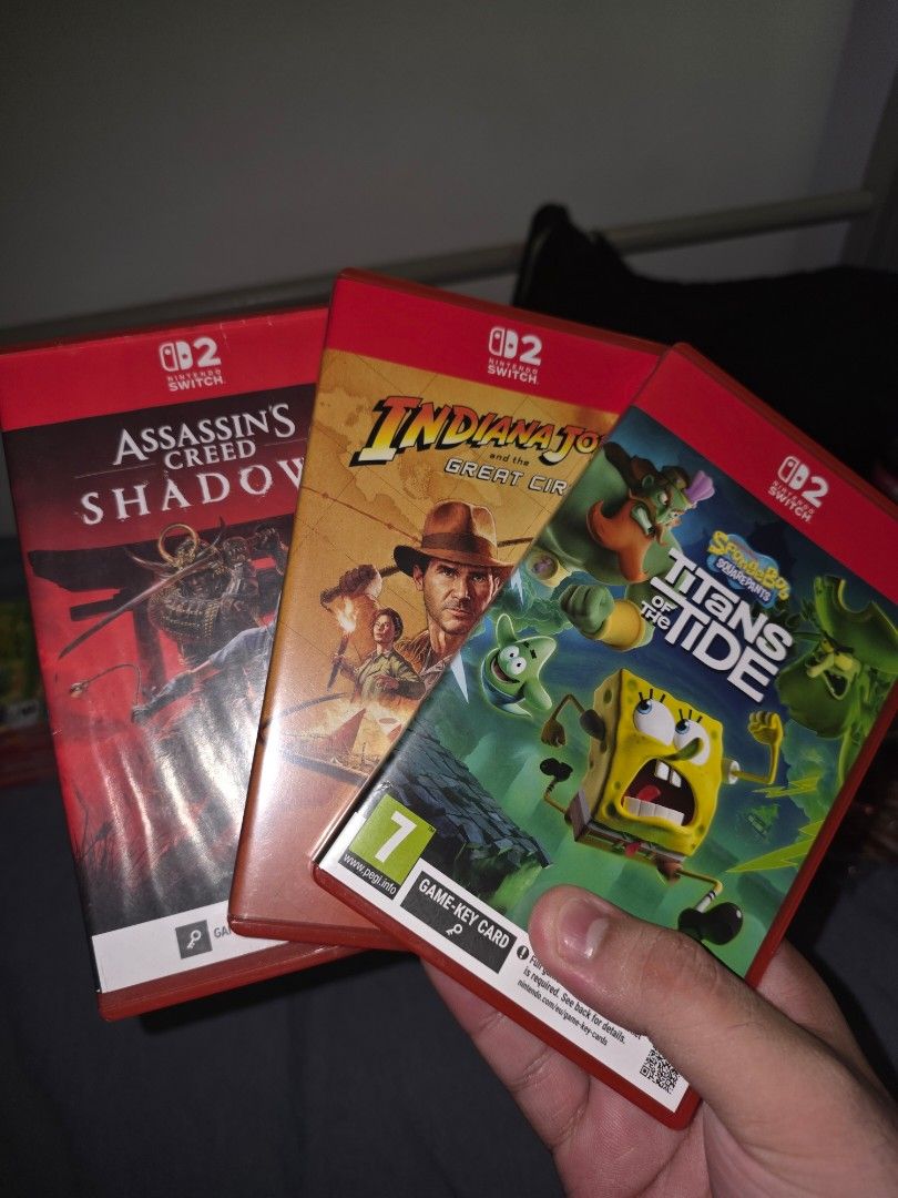 Nintendo switch 2 games (Category: Nintendo) located in Manila. Submitted by swiftcrystal_2e9532 (Listing ID 1467036204, Image 1). Description: meet up or cod via maxim Davao area.