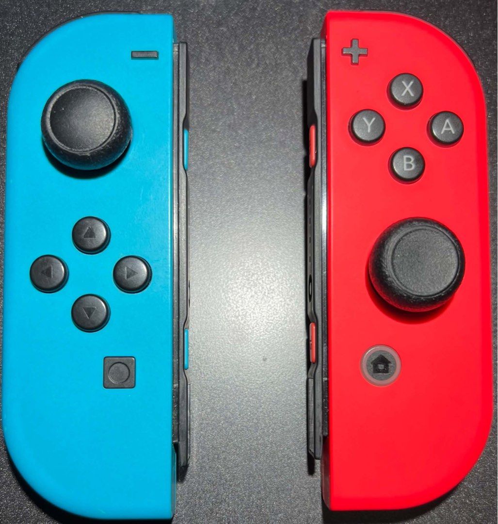 Nintendo Switch Joy-Con (L) Blue & (R) Red (Category: Controllers) located in Tuguegarao City. Submitted by kuroumu148 (Listing ID 1459733619, Image 1). Description: - Nintendo Switch Joy-Cons (Left: Blue, Right: Red) - Connects wirelessly to your Nintendo Switch - Perfect for your next gaming session.