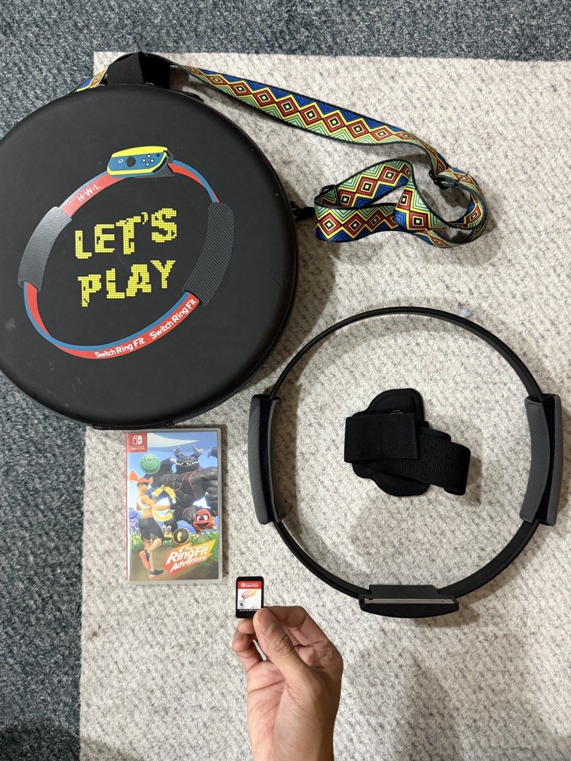Nintendo Switch OLED Bundle complete set (Category: Nintendo) located in Cyberjaya. Submitted by hahavisuel (Listing ID 1467047660, Image 3). Description: Nintendo Switch OLED Fullset Box included Joycon (L) Pink, Blue, Blue Joycon (R) Yellow, Red, Neon Yellow Game: Overcooked! All You Can Eat Everybody 1 2 switch Nintendo Switch Sports Moving Out RingFit Adventure Mario Party Superstars Super Mario Party Super Mario Party Jamboree Mario & Sonic 