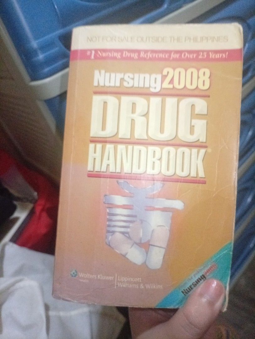 Nursing Drug Handbook (Category: Textbooks) located in Caloocan City. Submitted by warmhawk-1b27 (Listing ID 1467099625, Image 1). Description: .