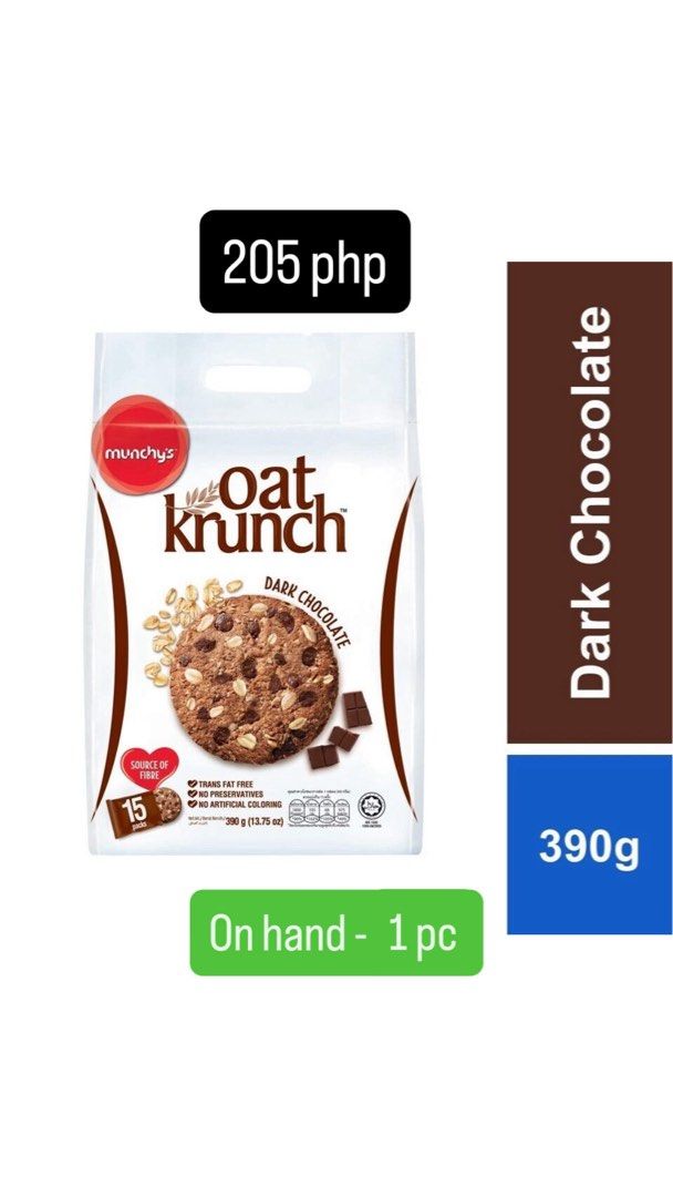 Oat krunch (Category: Other Food & Drinks) located in Baliuag. Submitted by maleysia_pasabae (Listing ID 1467106740, Image 2). Description: .