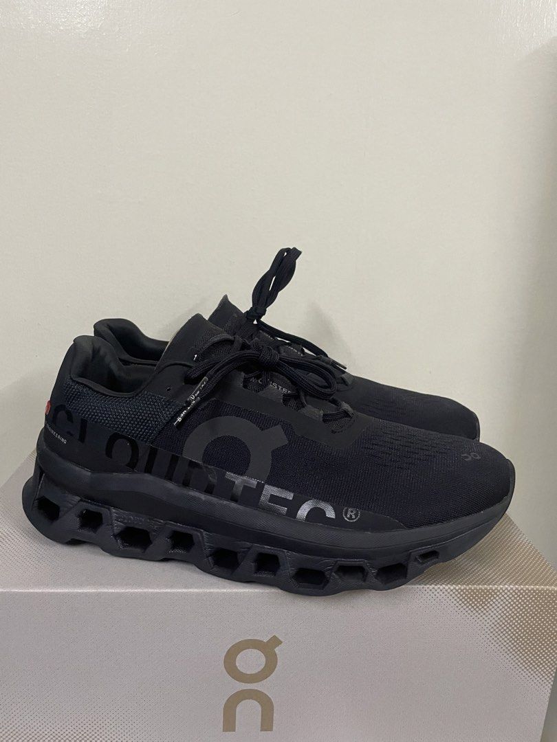On Cloud Monster Triple Black US9.5 (Category: Sneakers) located in Quezon City. Submitted by drake0302 (Listing ID 1466990046, Image 3). Description: For sale: on cloud monster triple black US9.5 , no box , authentic.