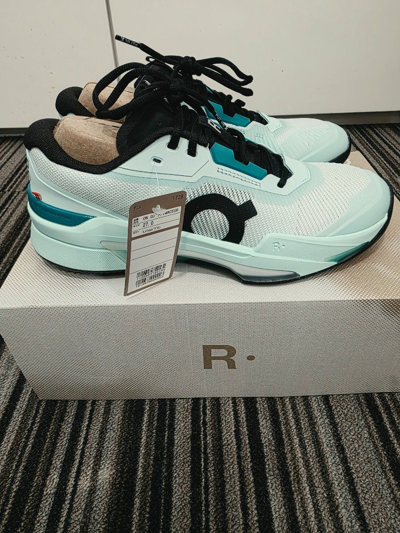 On Cloud The Roger Pro Fire Fluffy/Celeste Size 9us mens (Category: Sneakers) located in Angono. Submitted by mang_nards (Listing ID 1467011805, Image 1). Description: For Sale only personal pair bought in Japan this September only. guaranteed original/ authentic pair. rfs: wrong size purchased - Brand new with original box and tags attached - Model: On Cloud The Roger Pro fire - Color: Fluffy / Celeste with black laces - Size: 9us mens - pm for 