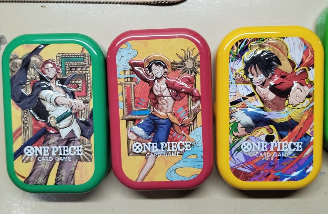 One Piece TCG Tin TAKE ALL 350 (Category: Card Boxes & Cases) located in Manila. Submitted by gilsamuel794656 (Listing ID 1467165614, Image 2). Description: EMPTY OP TCG TIN TAKE ALL 300 take all only negotiable if sure buyer.