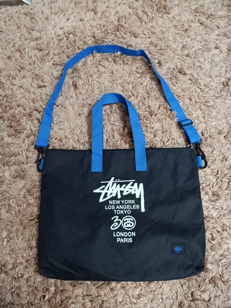 Original stussy 2way bag (Category: Shoulder Bags) located in Binmaley. Submitted by fashionluxury058 (Listing ID 1466993599, Image 1). Description: original stussy 2way bag in very good condition size medium unisex.