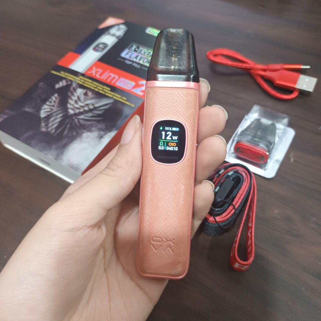 Oxvá Xlim Pro 2 (Category: Everything Else Others) located in Santa Rosa. Submitted by ViancaVinarao (Listing ID 1467064246, Image 1). Description: Device: Coral Pink Complete w/ box, charger and extra pod Mop: Gcash/Bank Transfer Loc: Sta Rosa Laguna Delivery: Pickup or Lalamove .