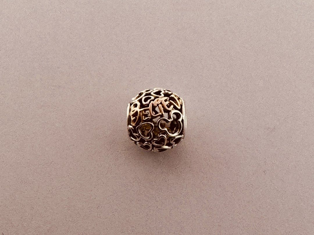 Pandora Disney Mickey "Believe" Openwork Charm (791436) (Category: Charms) located in Cabanatuan. Submitted by water.withahintoflime (Listing ID 1467150969, Image 1). Description: Retired|Authentic Sterling silver | 14k gold “believe” scripts 📍NOS|New Old Stock [May have some blemishes due age, handling and storage]. ✅ Packaging [box|bag|polishing cloth].