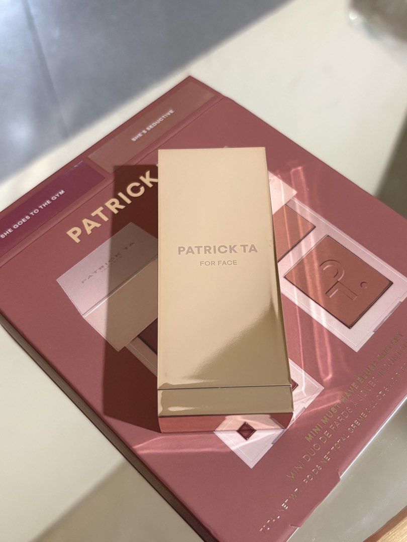 Patrick Ta Mini Blush She Goes to the Gym (Category: Homemade Bakes) located in Pasay City. Submitted by keynbloom (Listing ID 1466982990, Image 2). Description: brandnew unbox FIXED PRICE! 100% original (money back if proven fake).
