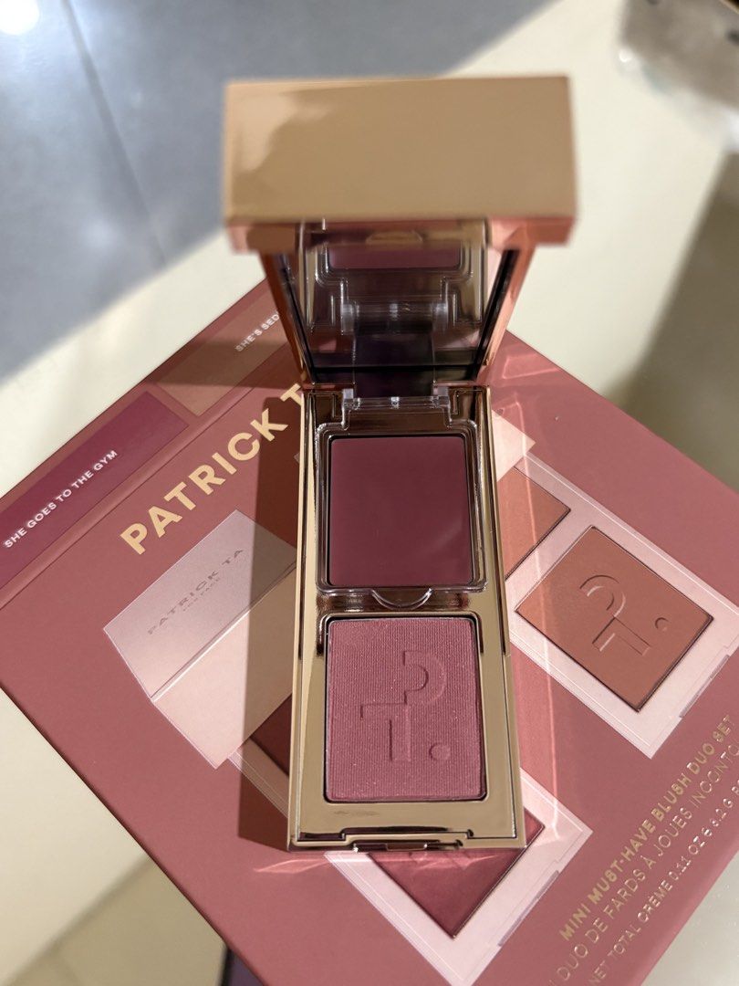 Patrick Ta Mini Blush She Goes to the Gym (Category: Homemade Bakes) located in Pasay City. Submitted by keynbloom (Listing ID 1466982990, Image 1). Description: brandnew unbox FIXED PRICE! 100% original (money back if proven fake).