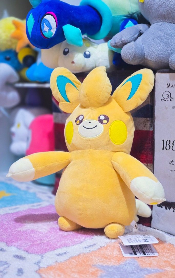 Pawmo Pokemon Plushie [BRAND NEW] (Category: Plushies & Soft Toys) located in Paranaque City. Submitted by vanchris84 (Listing ID 1448854642, Image 2). Description: Brand new Banpresto etiketa With papertag.