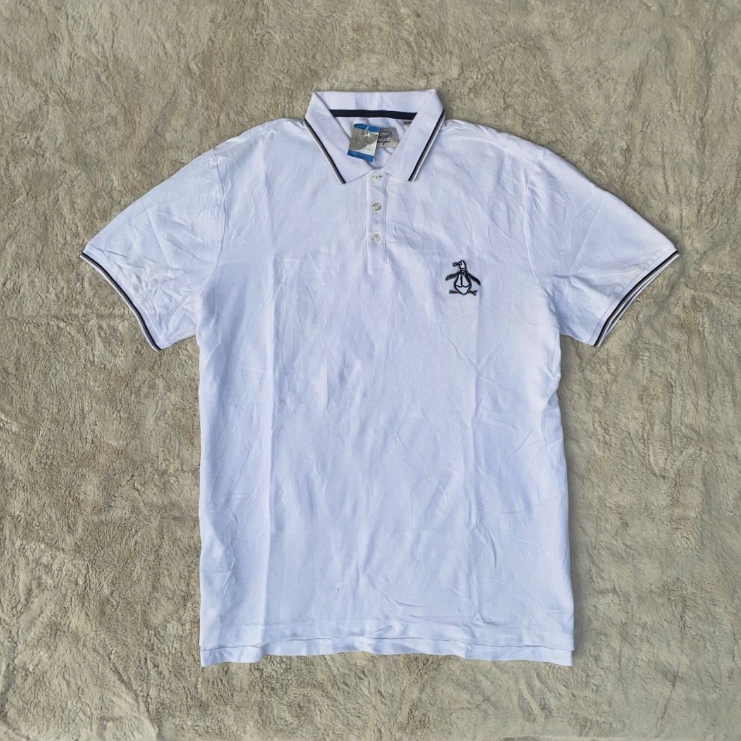 PENGUIN - BIG LOGO POLOSHIRT AUTHENTIC (Category: Activewear) located in Bacolod City. Submitted by mic_moneyyyyy (Listing ID 1467133640, Image 1). Description: PENGUIN - BIG LOGO POLOSHIRT Size : Tagged as Extra Large Width : 23-24 Length : 30-32 (longback) Condition : Excellent No issue need wash.