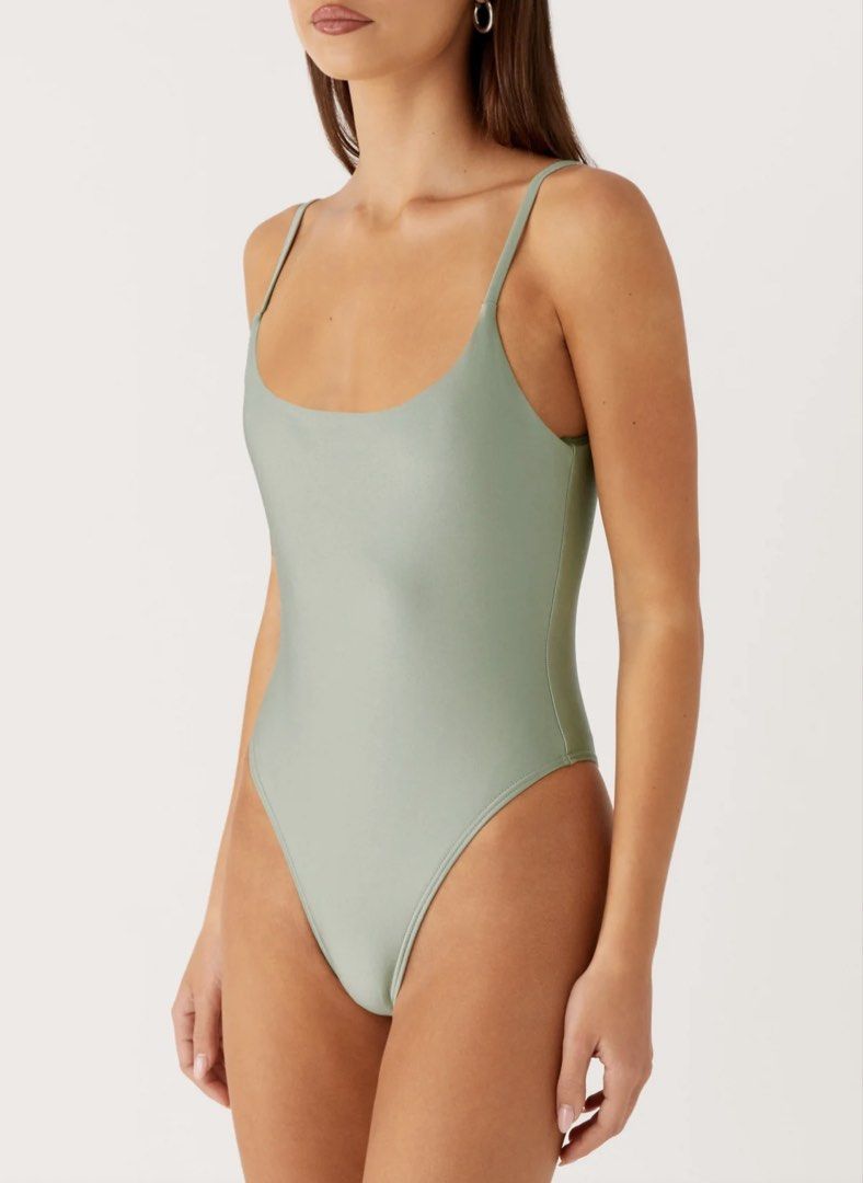 Peppermayo One Piece Swimsuit - Sage (Category: Bikinis & Swimsuits) located in Makati City. Submitted by lmrzlt (Listing ID 1466989479, Image 1). Description: Original Price: P3,600.00 Rfs: decluttering!!!.