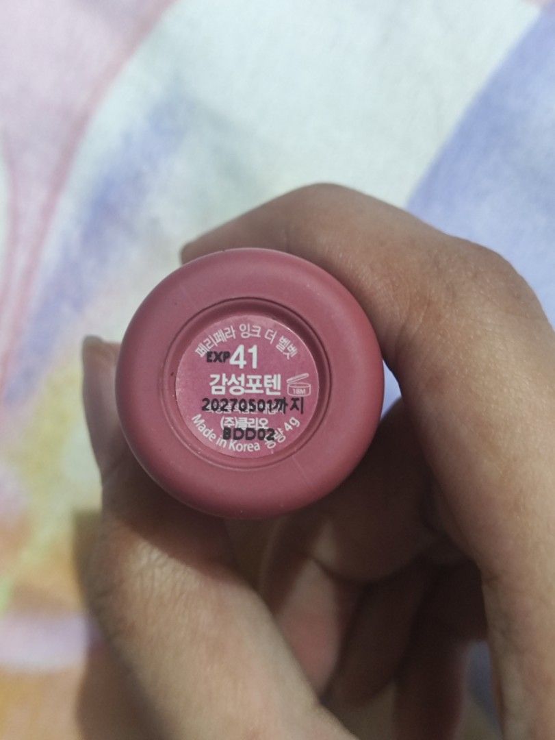 Peripera Velvet Lippie (Category: Makeup) located in Manila. Submitted by prelovedby_joie (Listing ID 1467101853, Image 3). Description: SRP: 300+ Only used twice Shade: Cool Off Rosy (Mauve).