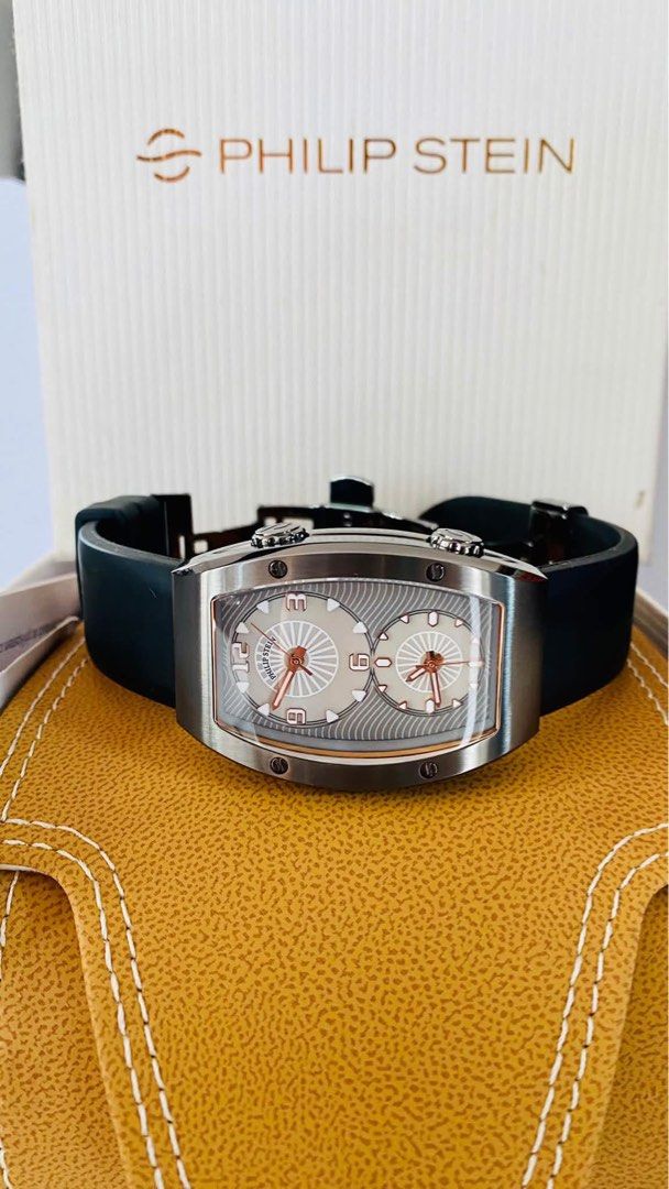 Philip Stein Signature Evolution (Category: Men's Watches) located in Manila. Submitted by annafinds (Listing ID 1467061417, Image 2). Description: ₱33,999 Auth Philip Stein Signature Evolution Dual Time Unisex Watch -Dual Time -Sapphire Glass -Quartz Movement -All Original -In Excellent Condition 📌Disclaimer:📌 I Claim to be a Legit Watch Reseller. All Products, Names, Brands, and Logos are owned by their respective brand owners. We are not aff