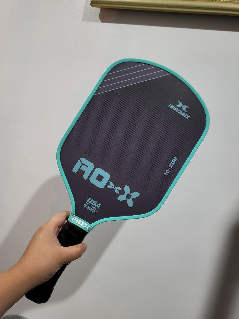 Pickleball Paddle (Category: Racket and Ball Sports) located in Manila. Submitted by jellycalica (Listing ID 1467130963, Image 3). Description: FOR SALE: Pickleball Paddles RFS: Nasa hospital yung anak ko kaya hindi na makakapaglaro Meet-up or Lalamove / Delivery T700 16mm Carbon (3 pcs) - ₱600 each / ₱1,500 take all 3 + free balls (Orig ₱1,000 each) 3 months used, well-maintained, minimal dents USAPA & PBCoR Approved Free edge guard and balls JO
