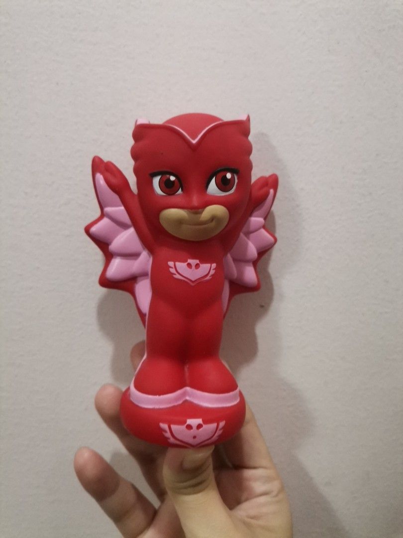 PJ Masks Owlette and Catboy Figurines Set (Category: Figurines & Statues) located in Makati City. Submitted by kookybearsstuff (Listing ID 1467090227, Image 1). Description: - Set of 3 PJ Masks character figures: Owlette and Catboy - Detailed paintwork with sturdy, upright round bases - Manufactured by Just Play and Greenbrier Intl. - Clean surfaces with clear markings underneath - Great for young fans, toy collections, or desk setups.