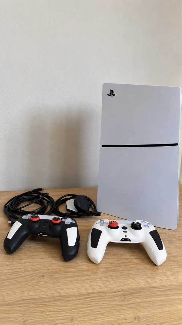 PlayStation PS5 Slim Console with Two DualSense Controller Bundle - Disc Version (Category: Other Gadgets) located in Bulacan. Submitted by abiee_ (Listing ID 1467012116, Image 1). Description: Selling my personal PS5! 🎮 Purchased in November 2025 and personally owned since then. Details: * Pre-loved / Secondhand * Owned since November 2025 * Personal unit, not a reseller * RFS: Need Cash Inclusions: 2 Controllers (perfect for pair gaming) Cable