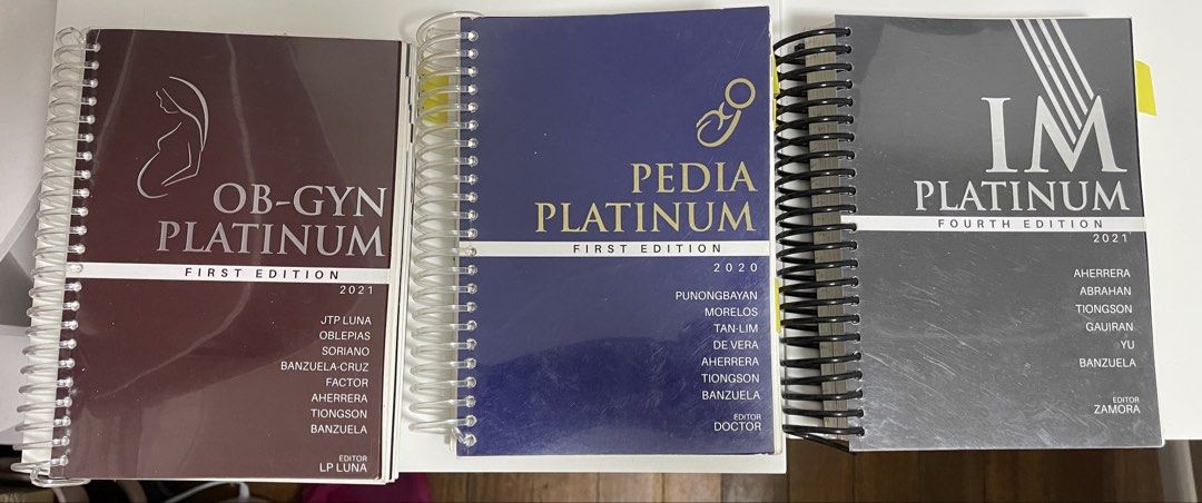 PLE PLATINUM BOOKS (Category: Textbooks) located in Quezon City. Submitted by prelovedbylulu__ (Listing ID 1467131229, Image 1). Description: In good condition Coil bound Minimal highlights.