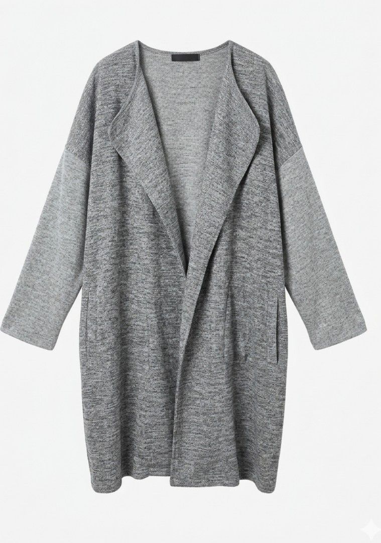 Plus size Gray Light Knit Cardigan (Category: Coats, Jackets and Outerwear) located in Quezon City. Submitted by chph2nd (Listing ID 1467034967, Image 2). Description: .