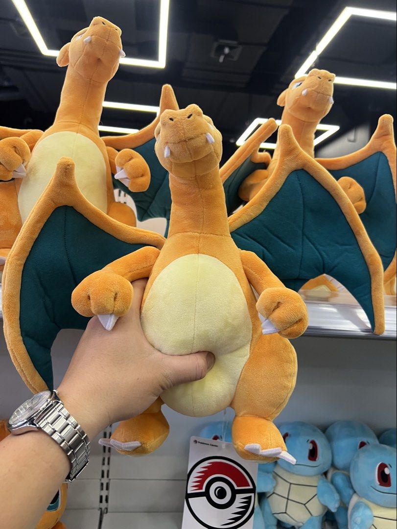 POKEMON CHARIZARD PLUSH (Category: Plushies & Soft Toys) located in Manila. Submitted by toystorres07 (Listing ID 1467026587, Image 3). Description: Brand New Store price (P2,270+P230 Pasabuy Fee) Exclusive only in the Pokemon Center .