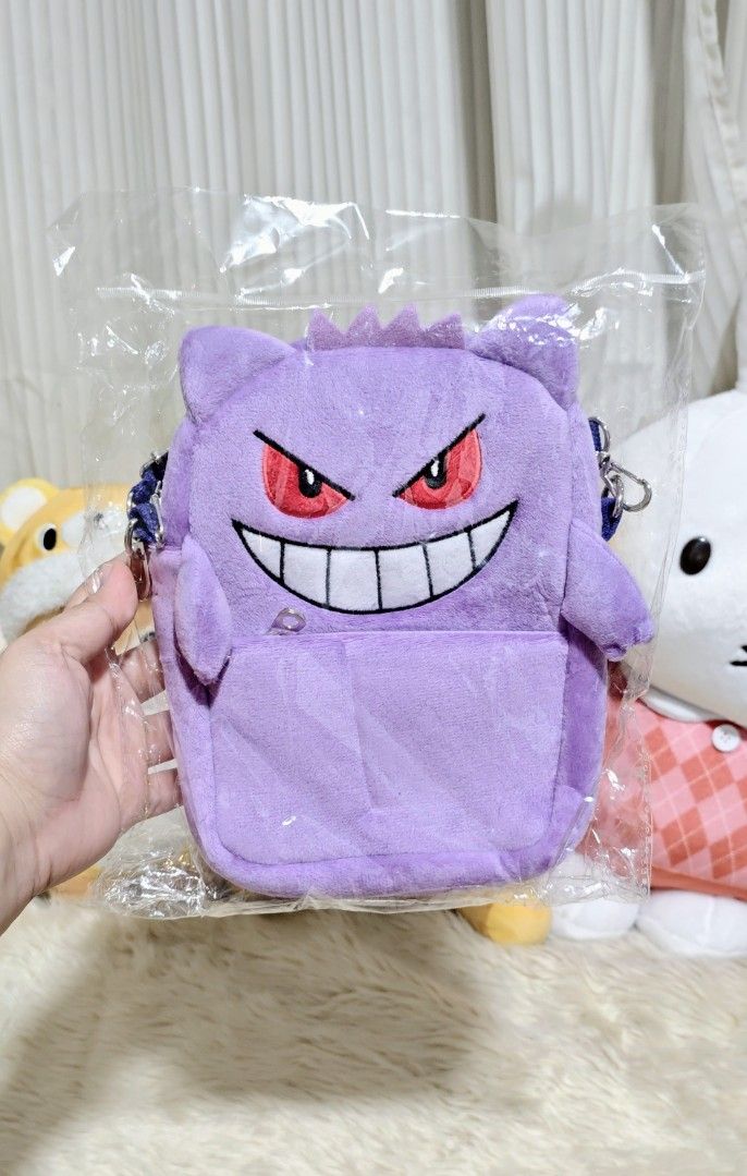 POKÉMON GENGAR BAG (Category: Other Merchandise) located in Manila. Submitted by yourfavoritethings7 (Listing ID 1467133227, Image 1). Description: Sling/Crossbody bag..