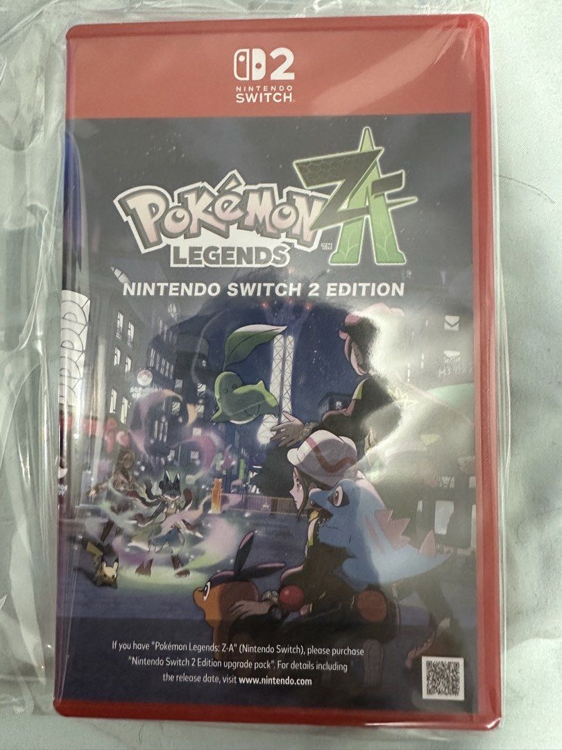 Pokémon Legends: Z-A Nintendo Switch 2 Edition (Category: Nintendo) located in Bulacan. Submitted by generojo (Listing ID 1467018777, Image 1). Description: - Game: Pokémon Legends: Z-A - Platform: Nintendo Switch 2 (Southeast Asia Region) - Condition: Good as New, original red case, still sealed in plastic - Features: Real-time battles in Lumiose City with improved graphics and frame rates - In-box: Game cartridge and casing Pokemon Legends ZA N