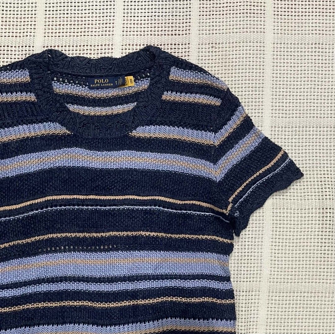 Polo Ralph Lauren Knitted Tops (Category: Luxury Apparel) located in Bacolod City. Submitted by abkicks_apparel (Listing ID 1466980132, Image 3). Description: Polo Ralph Lauren Knitted Tops Size Medium on Tag W18 L24 Excellent Condition No Hidden Issues .