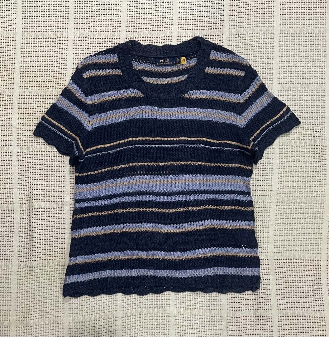 Polo Ralph Lauren Knitted Tops (Category: Luxury Apparel) located in Bacolod City. Submitted by abkicks_apparel (Listing ID 1466980132, Image 1). Description: Polo Ralph Lauren Knitted Tops Size Medium on Tag W18 L24 Excellent Condition No Hidden Issues .