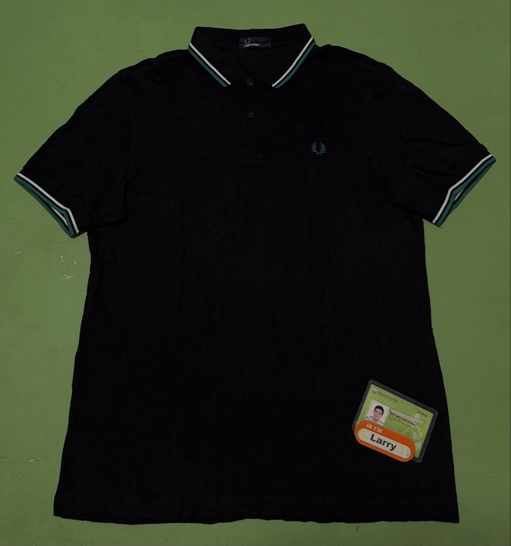 Polo Shirt (Category: Tshirts & Polo Shirts ) located in Pasig City. Submitted by reyeslarry11740 (Listing ID 1467109812, Image 1). Description: For Sale Fred Perry Polo Shirt Men Black Legit Size Large 21w x 27.8L Good as new No issue 1700 plus ship only Payment 1st Pasig city.