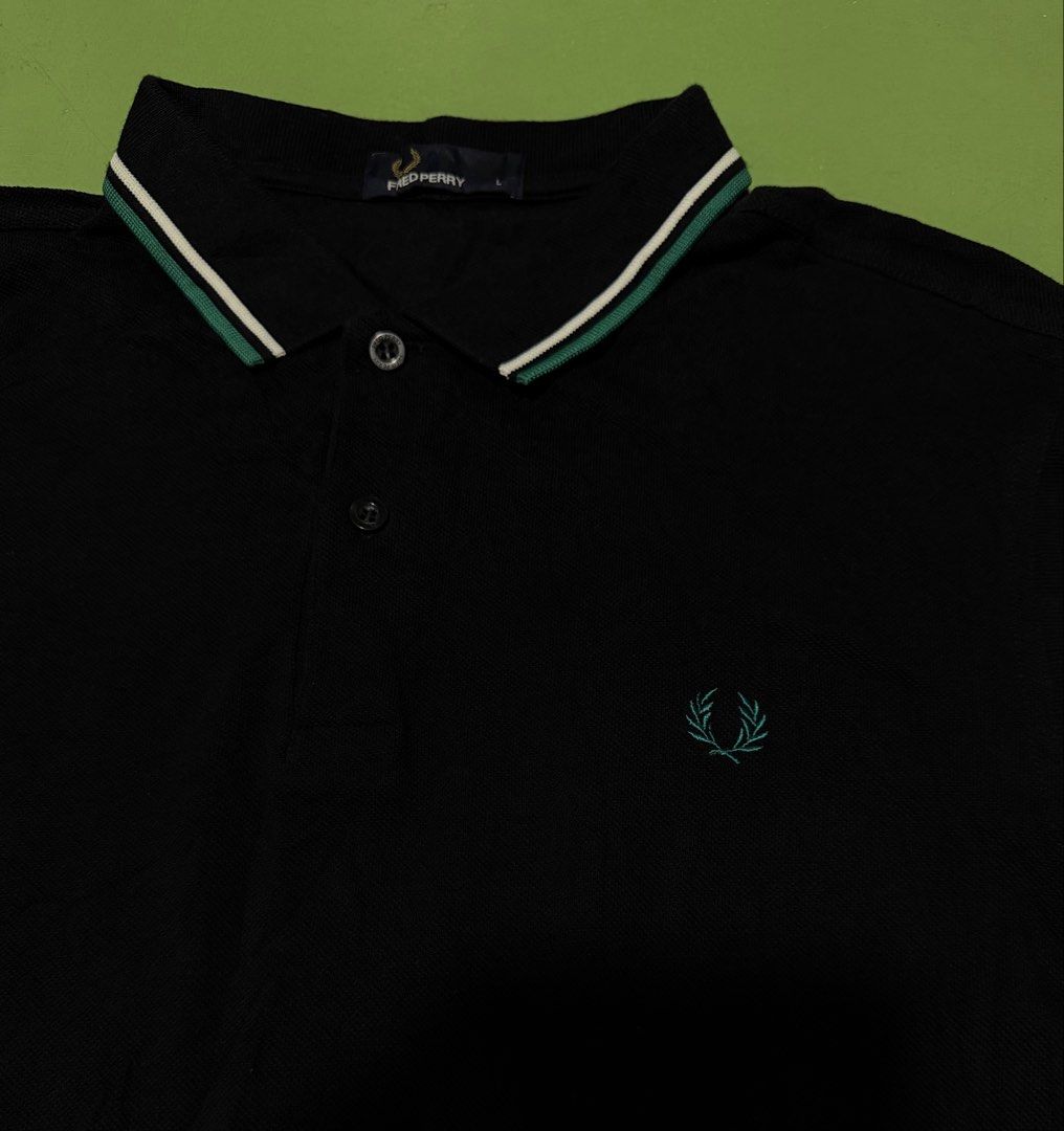 Polo Shirt (Category: Tshirts & Polo Shirts ) located in Pasig City. Submitted by reyeslarry11740 (Listing ID 1467109812, Image 2). Description: For Sale Fred Perry Polo Shirt Men Black Legit Size Large 21w x 27.8L Good as new No issue 1700 plus ship only Payment 1st Pasig city.